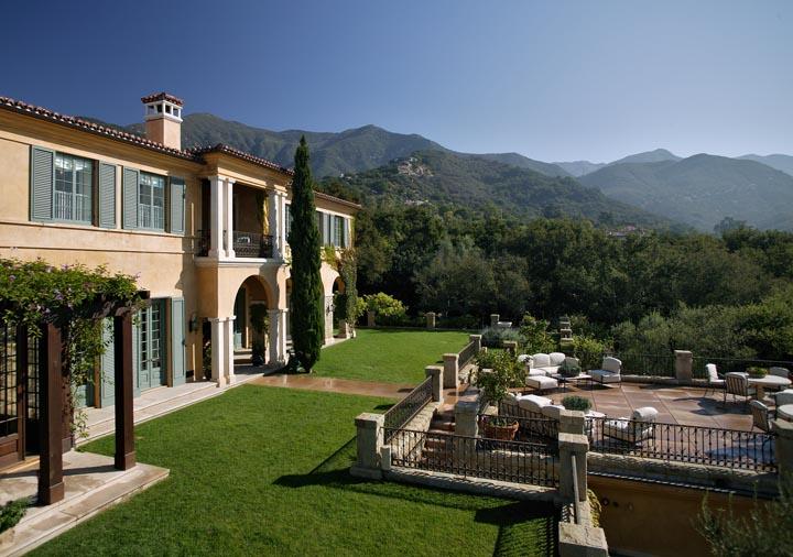900 Hot Springs Road Santa Barbara, CA 93108 - Photo 5 of 23 a view of a house with a yard and sitting area
