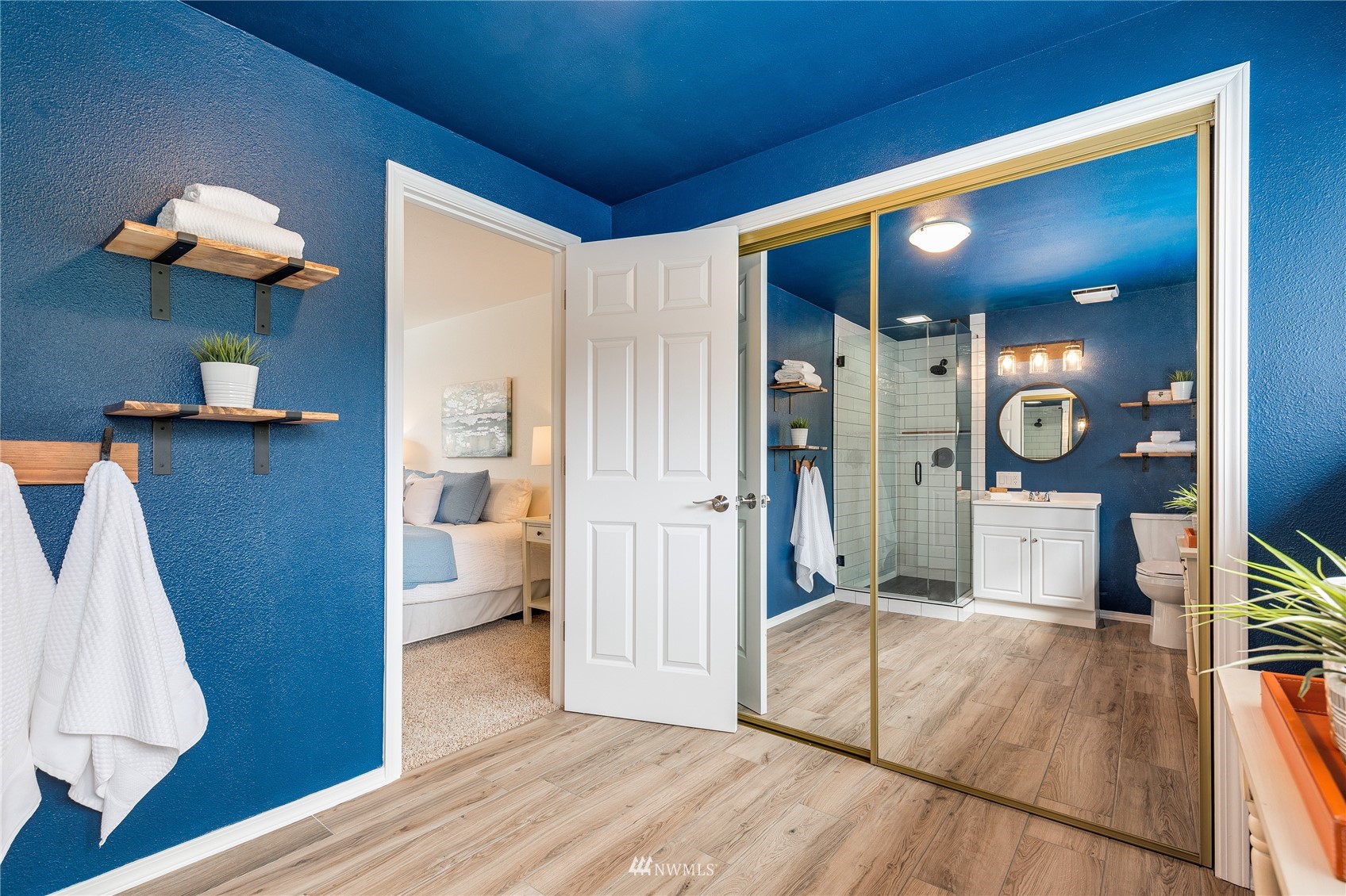 504 240th Street Southwest Bothell, WA 98021 - Photo 15 of 40 a view of a bathroom from a hallway