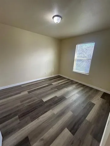 wooden floor in a room
