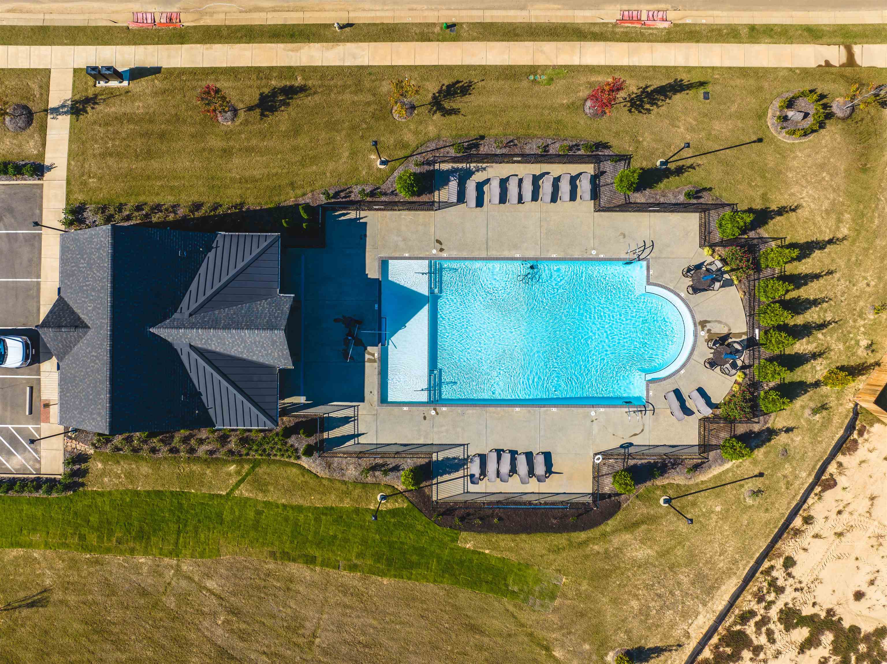 272 Keisie Lane Collierville, TN 38017 - Photo 28 of 30 a view of a swimming pool with an outdoor space