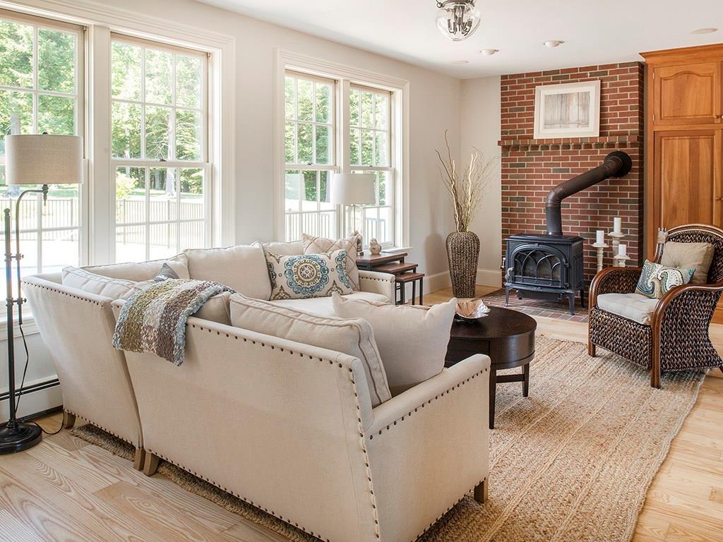 56 Strawberry Ridge Lane Cumberland Center, ME 04021 - Photo 10 of 27 Family room area includes a wood...