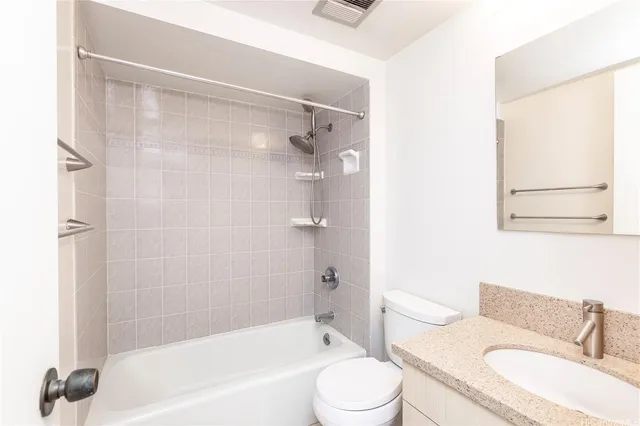 a view of a balcony with wooden floor