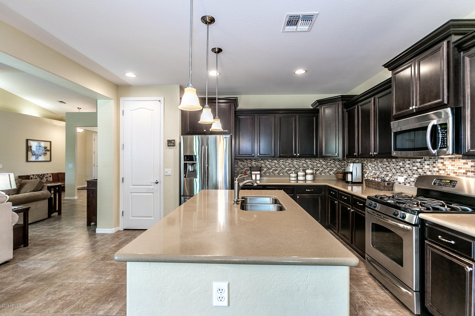 2407 West Maya Way Phoenix, AZ 85085 - Photo 14 of 35 Kitchen with large center island