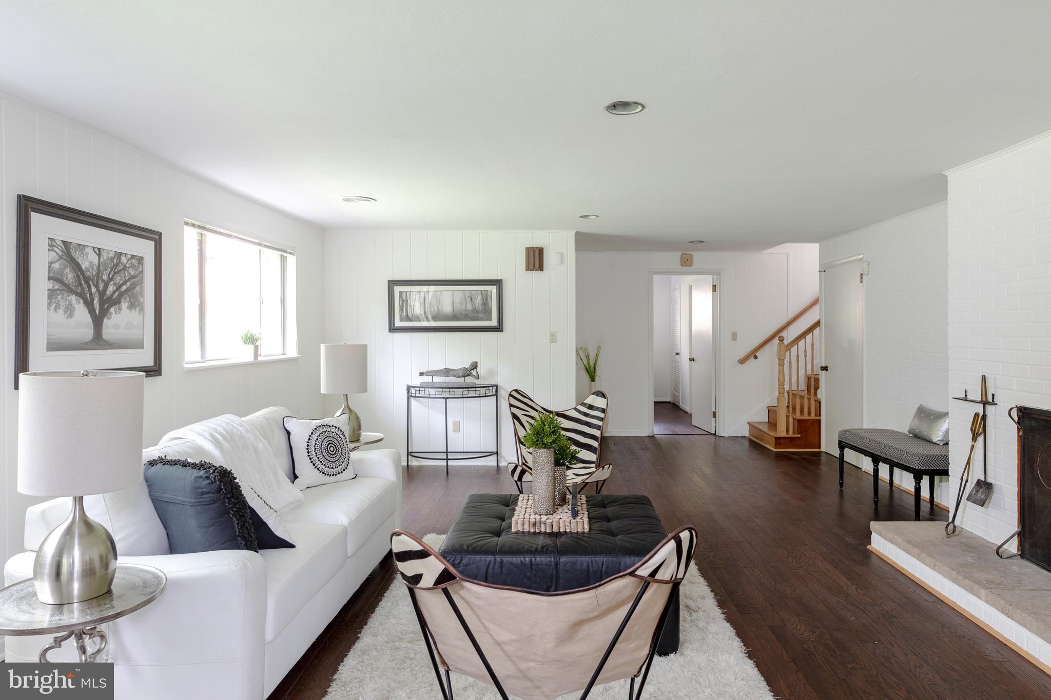 8221 West Beach Terrace Northwest Washington, DC 20012 - Photo 16 of 23 View of rec room to 4th bedroom