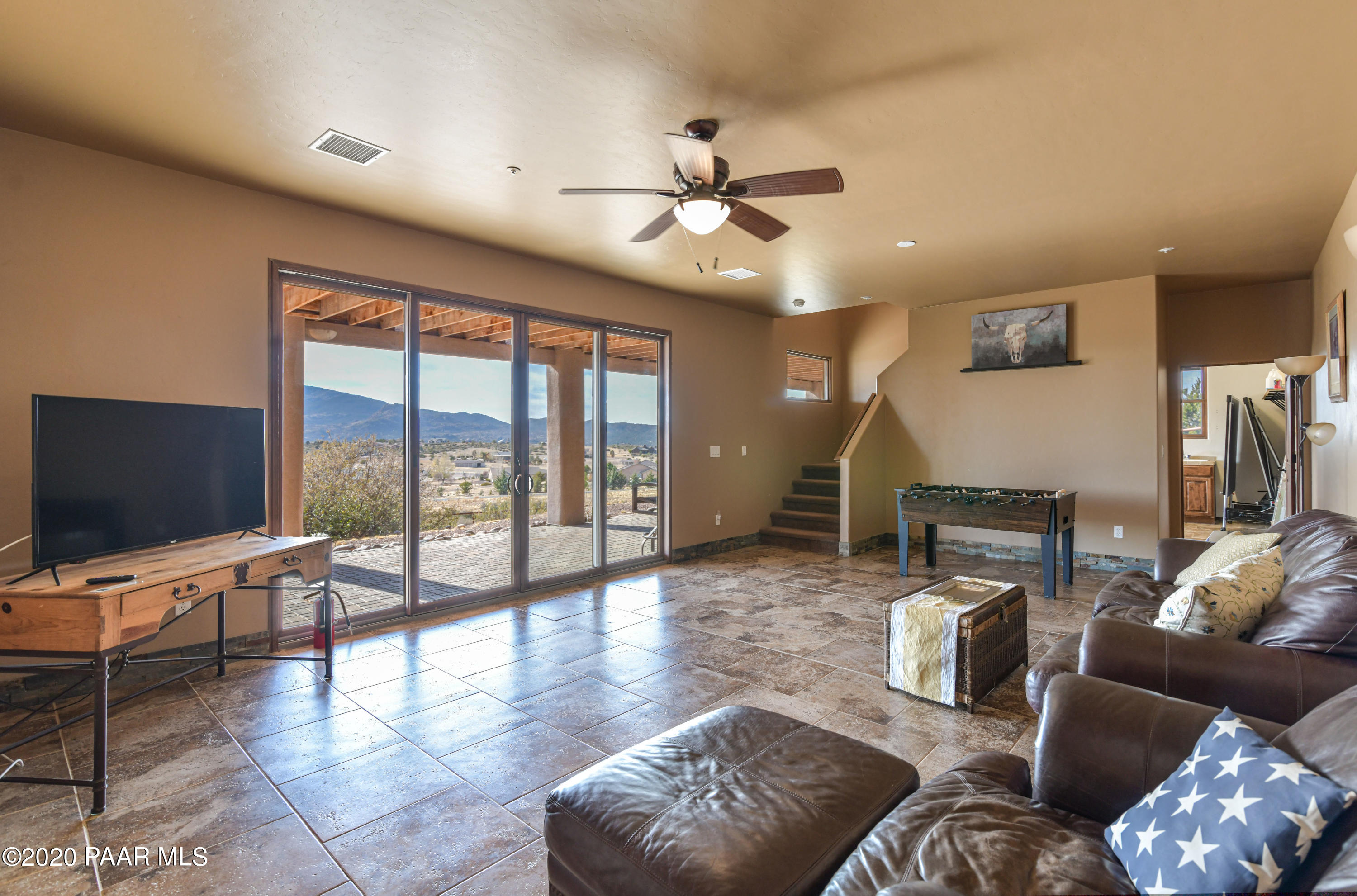 11545 Williamson Valley Ranch Road Prescott, AZ 86305 - Photo 30 of 64 Lower Level Family Room, views!