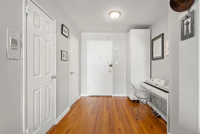 a kitchen with a stove and a refrigerator