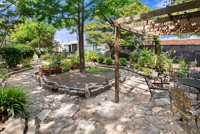 a view of a swimming pool with a lounge chairs