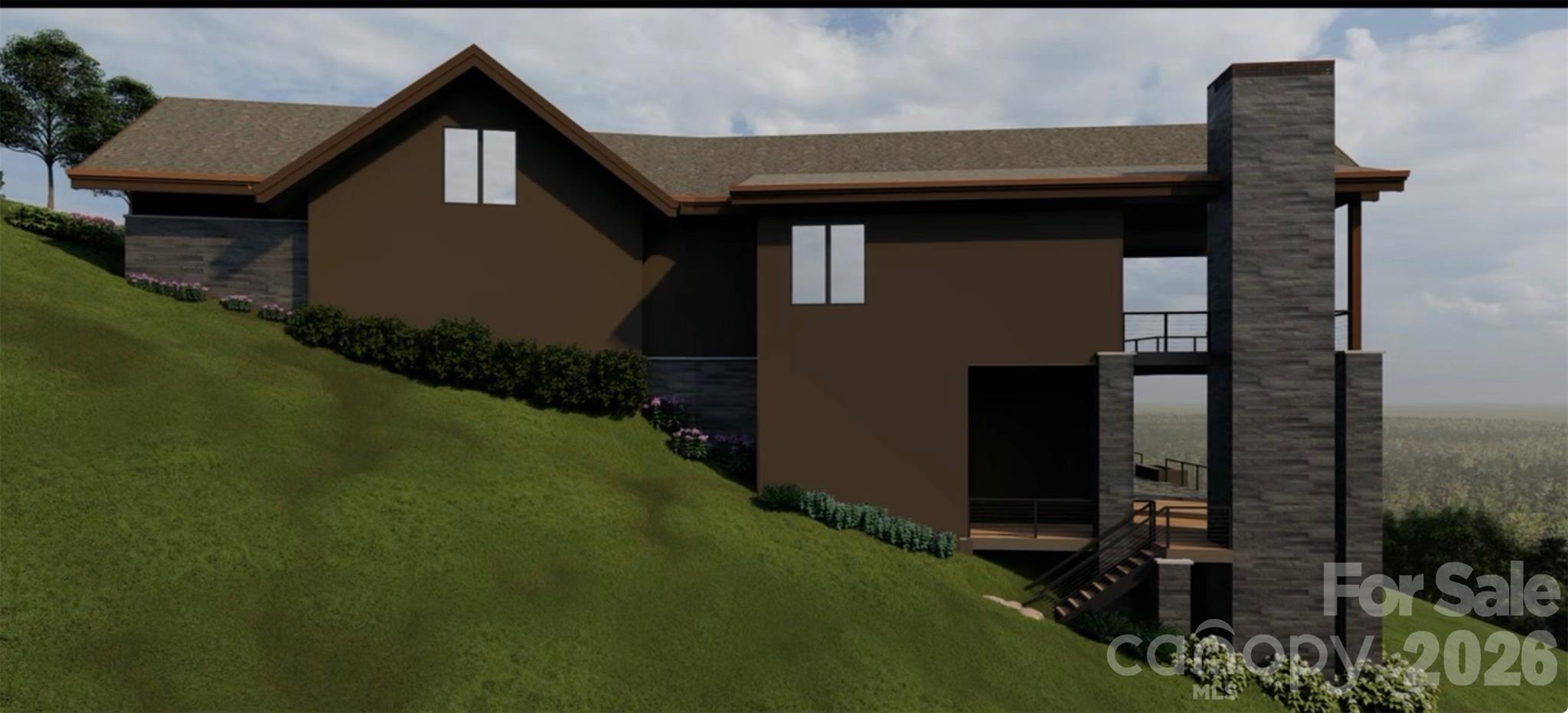16 Pine Ridge Trail Arden, NC 28704 - Photo 14 of 15 a front view of a house with garden