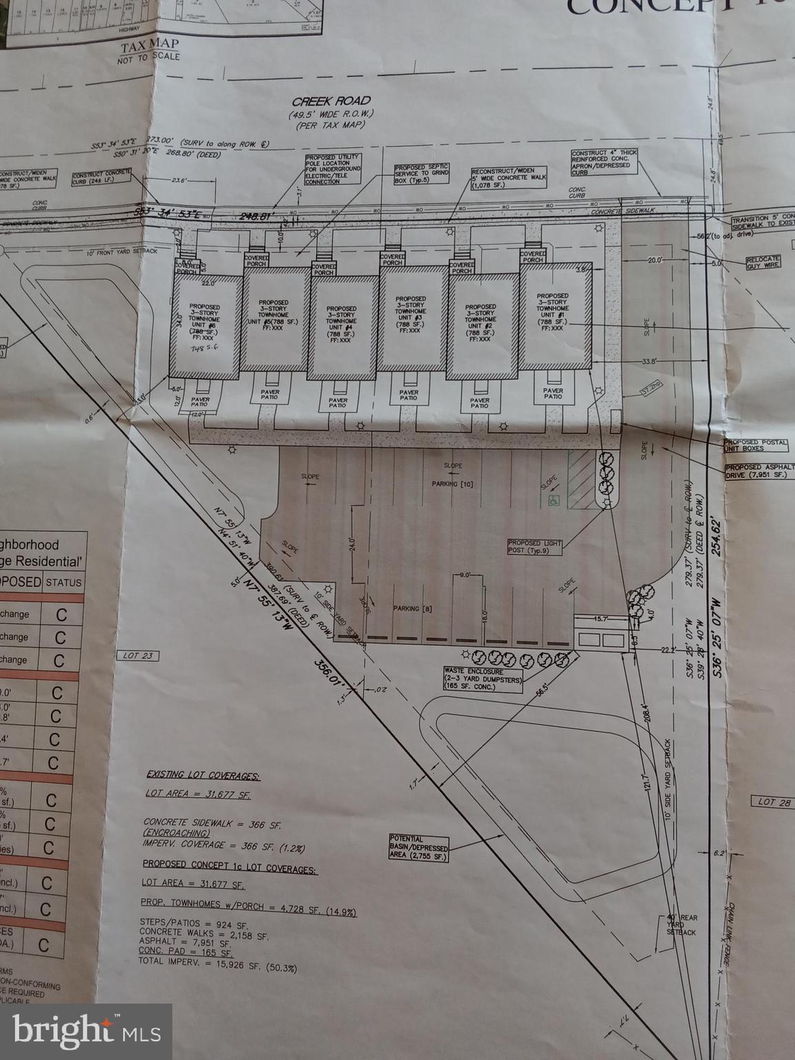 141 Creek Road Mount Laurel, NJ 08054 - Photo 1 of 1 6 Townhouse Concept Plan