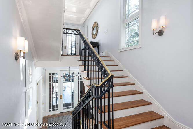 825 Ute Avenue, Unit A Aspen, CO 81611 - Photo 12 of 23 a view of entryway and hall with wooden floor