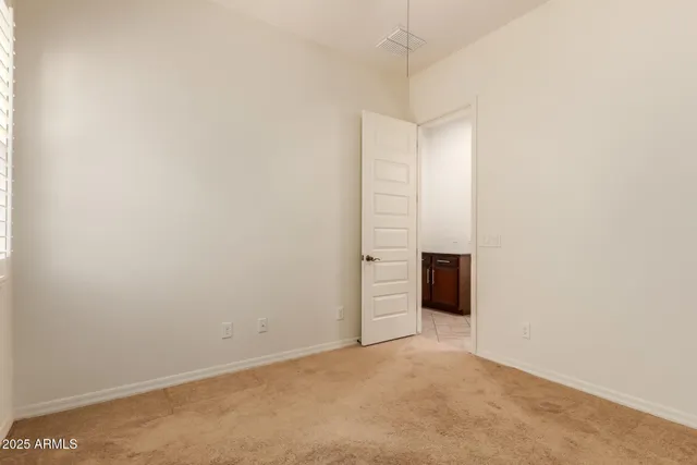 a close up view of racks on the wall