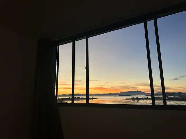 a view of sky from window