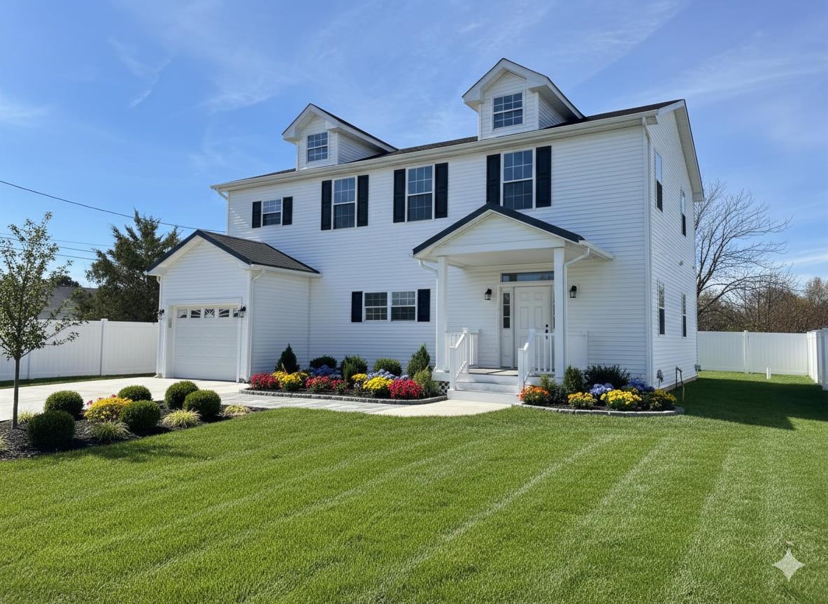 106 North 6th Rio Grande, NJ 08242 - Photo 1 of 2 a front view of a house with a yard fire pit and outdoor seating