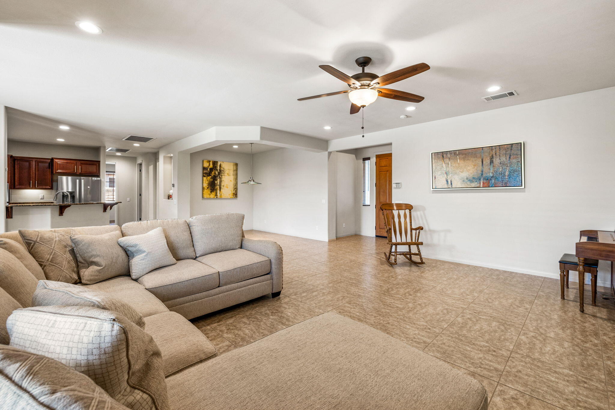 83725 Himalaya Drive Indio, CA 92203 - Photo 26 of 45 a living room with furniture and a large window