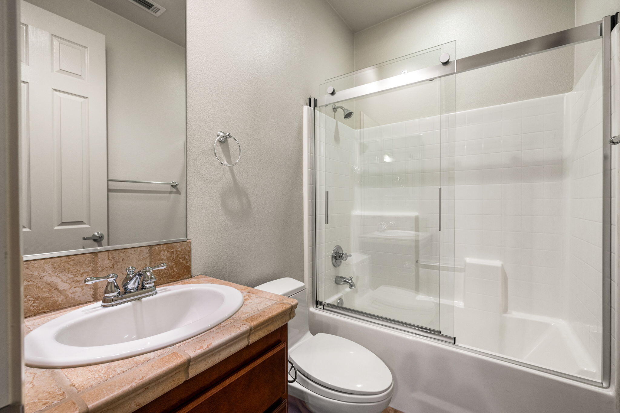 83725 Himalaya Drive Indio, CA 92203 - Photo 32 of 45 a bathroom with a sink a toilet and shower