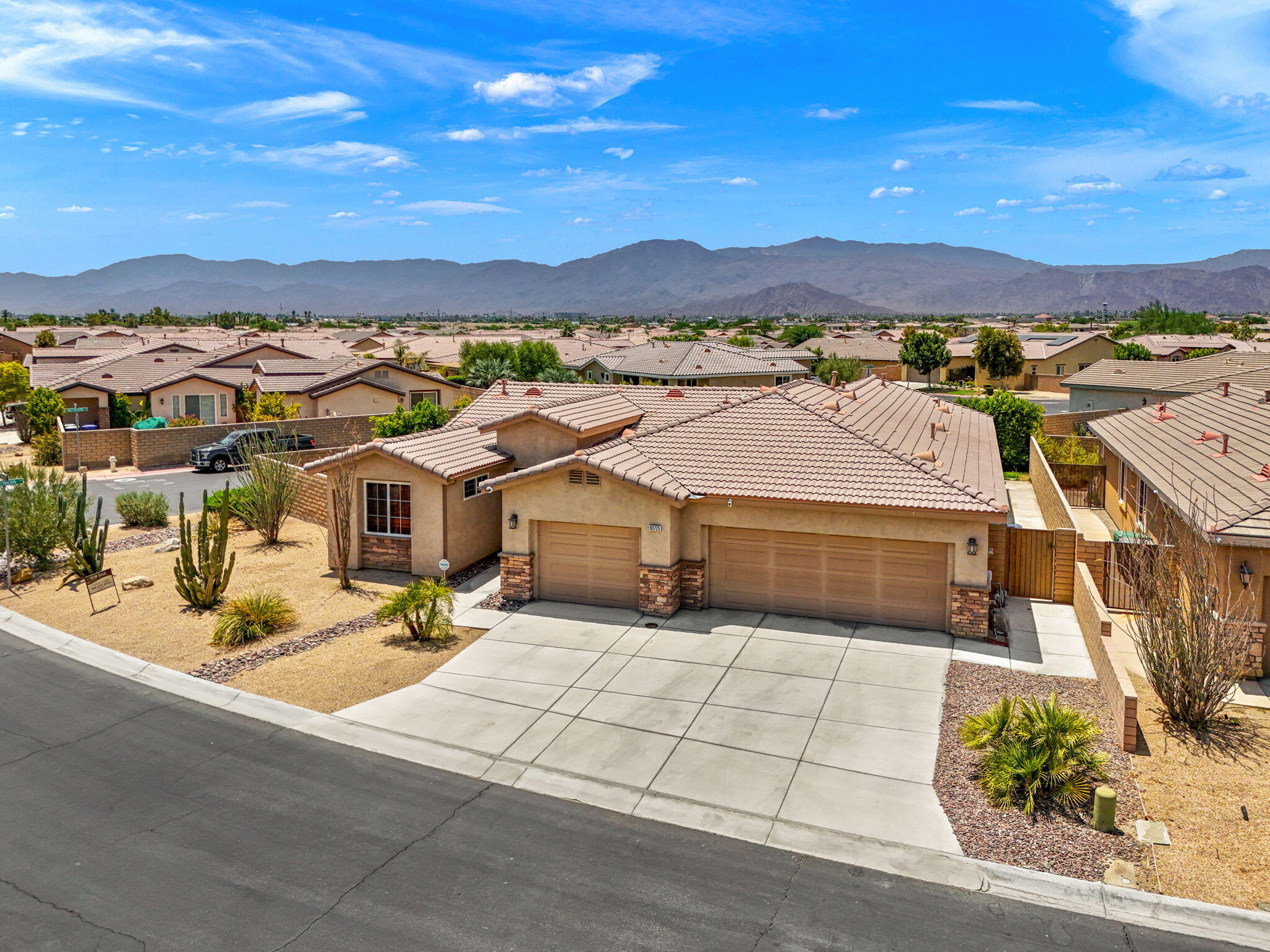 83725 Himalaya Drive Indio, CA 92203 - Photo 41 of 45 a view of a house with a ocean view