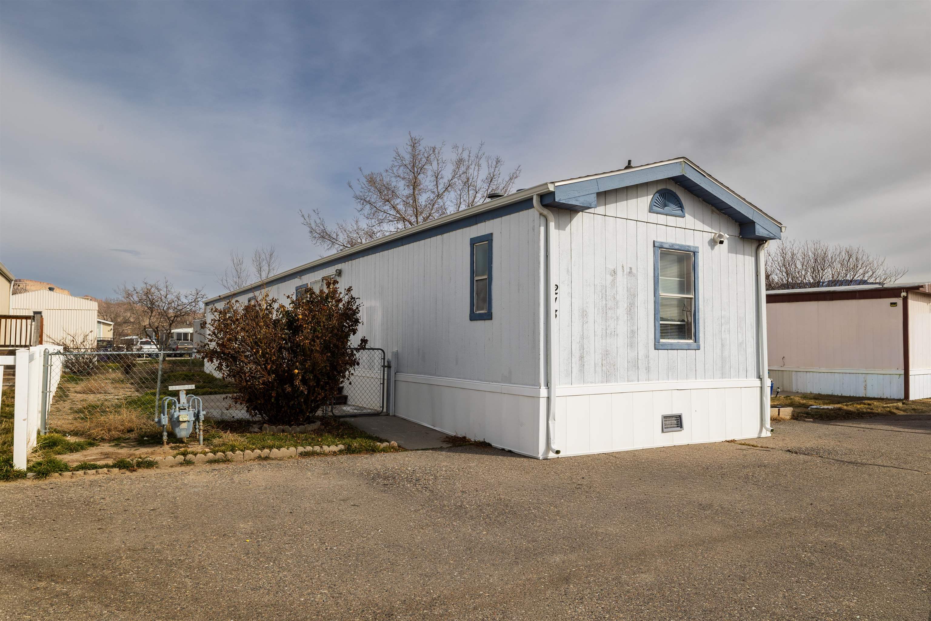 a house view with a outdoor space