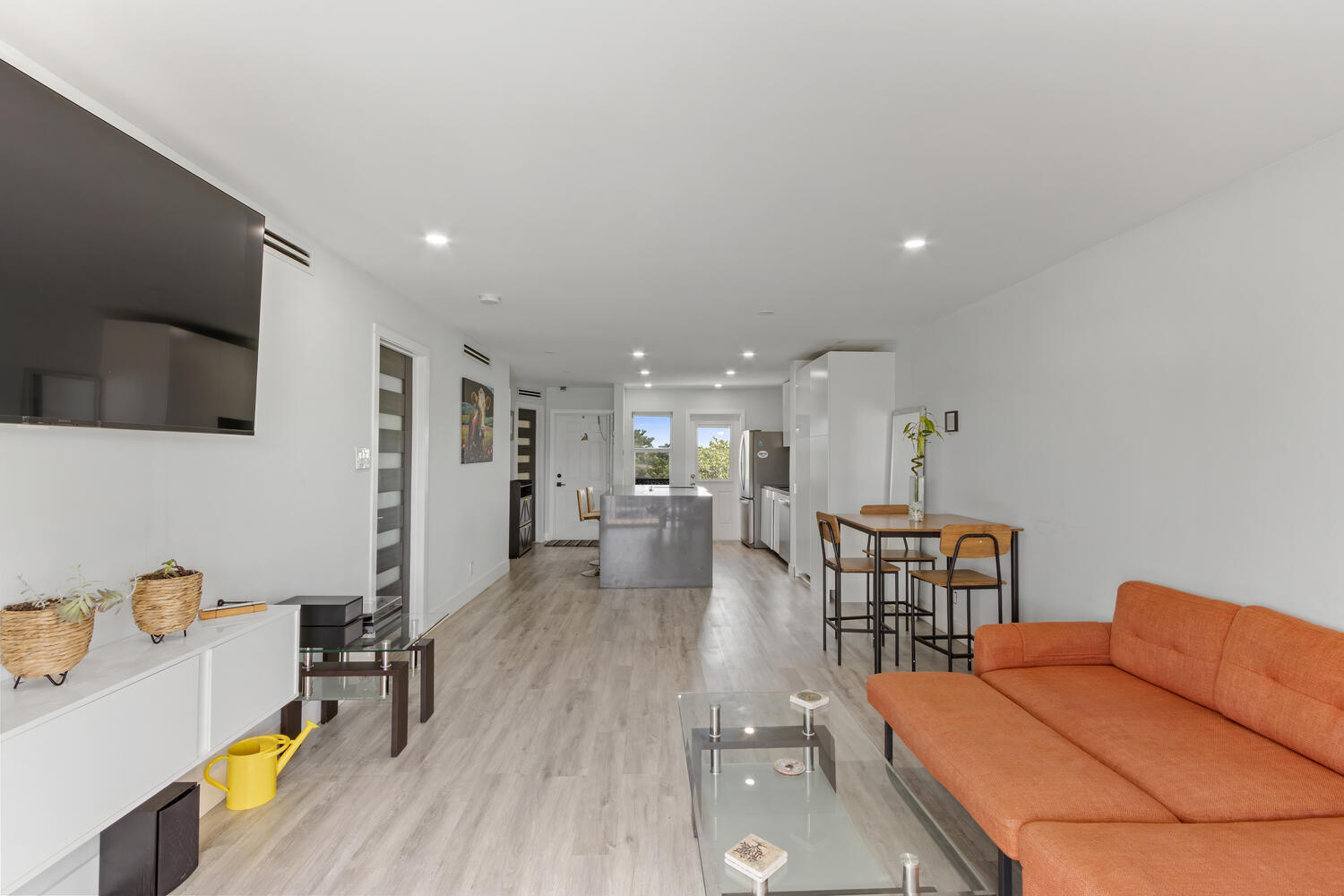 2871 North Ocean Boulevard, Unit V443 Boca Raton, FL 33431 - Photo 16 of 49 a living room with furniture and a wooden floor