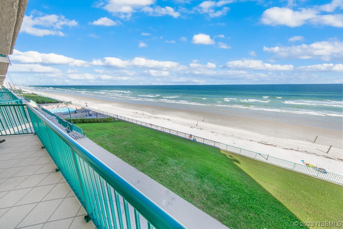 4575 South Atlantic Avenue, Unit 6307 Ponce Inlet, FL 32127 - Photo 10 of 36 a view of an ocean from a balcony