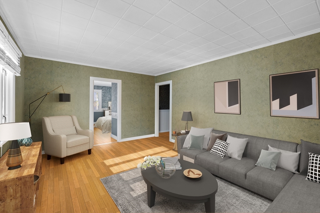 51 Appleton Street Saugus, MA 01906 - Photo 4 of 17 a living room with furniture and wooden floor