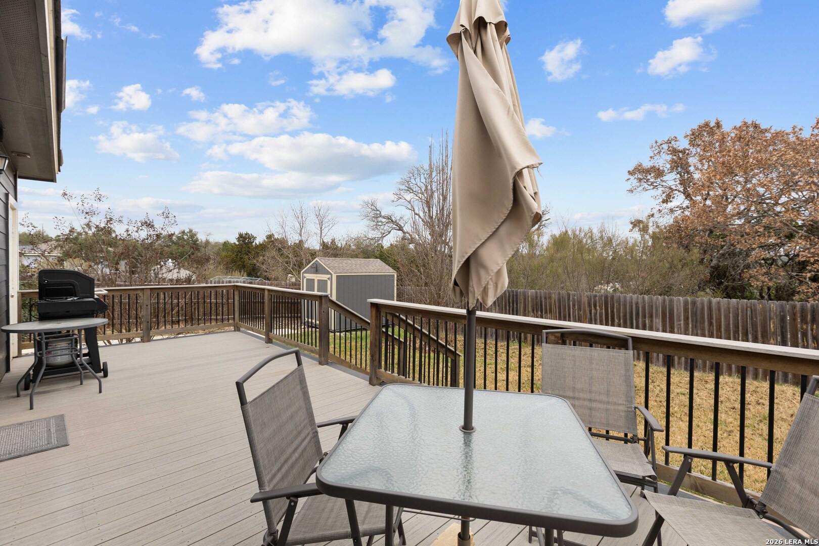 441 Cimarron Spring Branch, TX 78070 - Photo 16 of 20 a view of a balcony with two chairs and a table