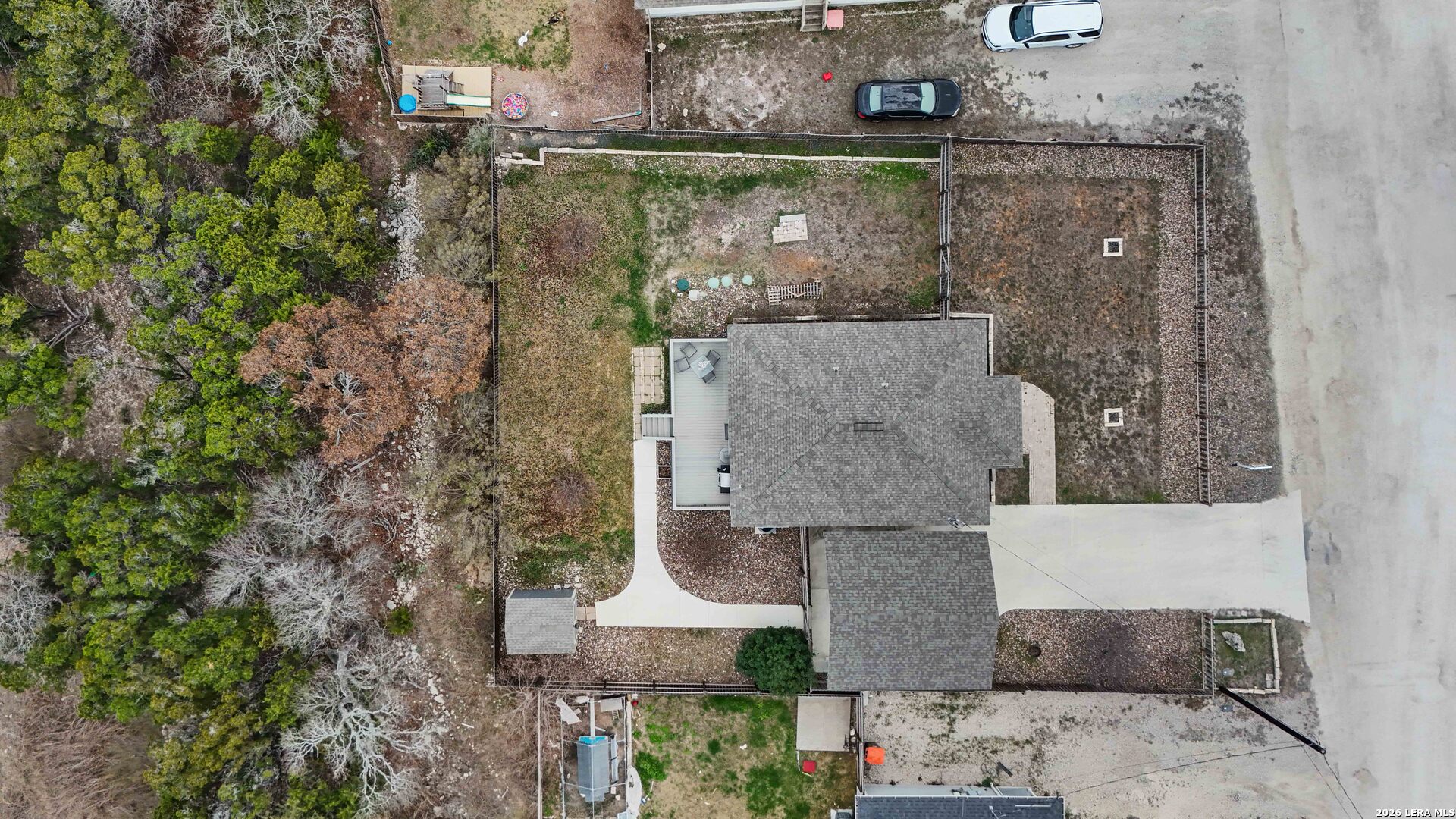 441 Cimarron Spring Branch, TX 78070 - Photo 20 of 20 an aerial view of a house with a yard