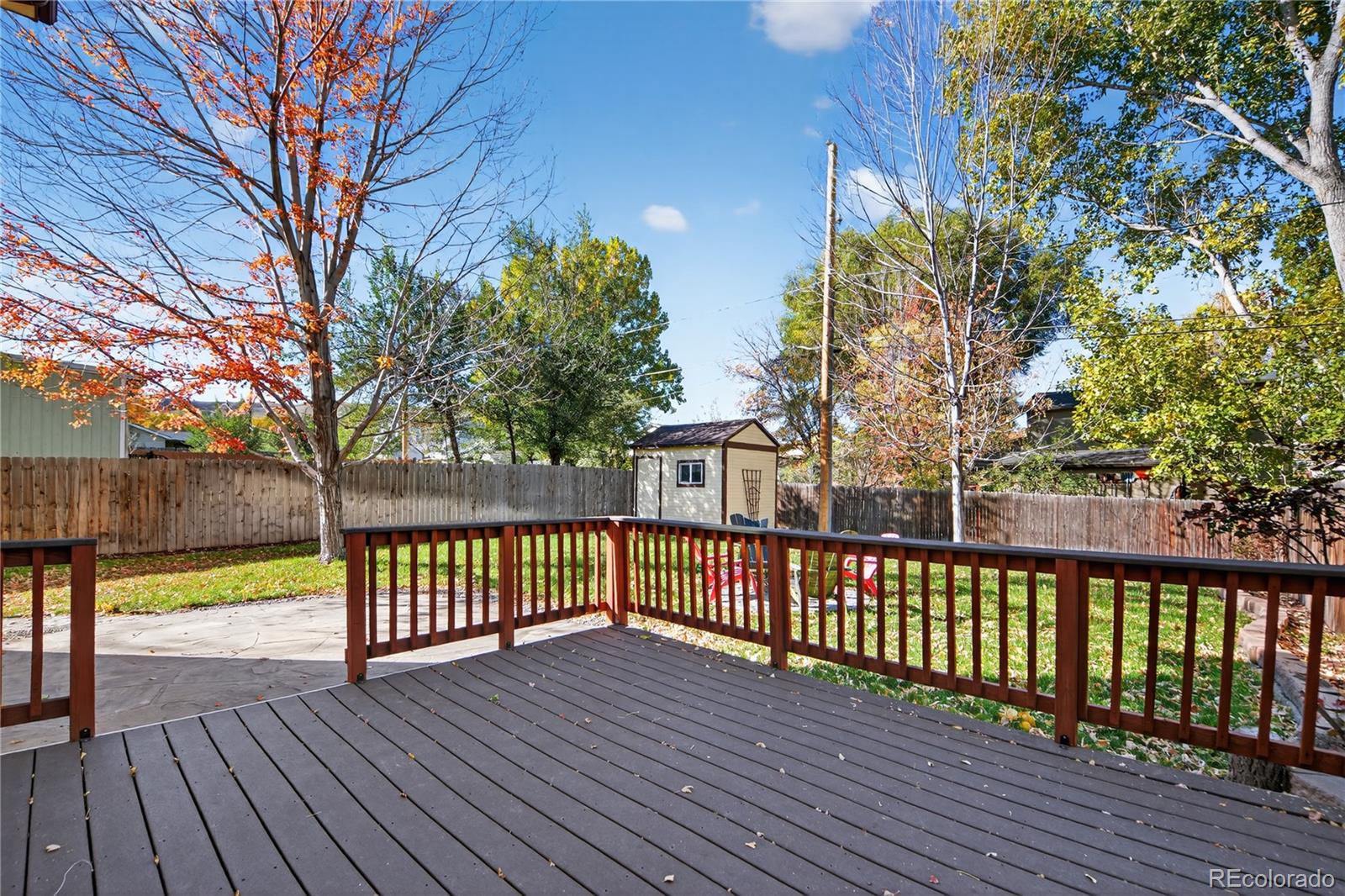 665 Kilmer Street Golden, CO 80401 - Photo 31 of 35 a view of a wooden deck