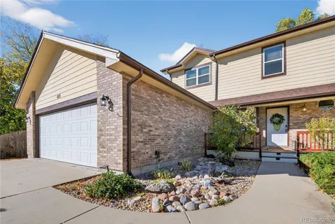 a view of a house with patio