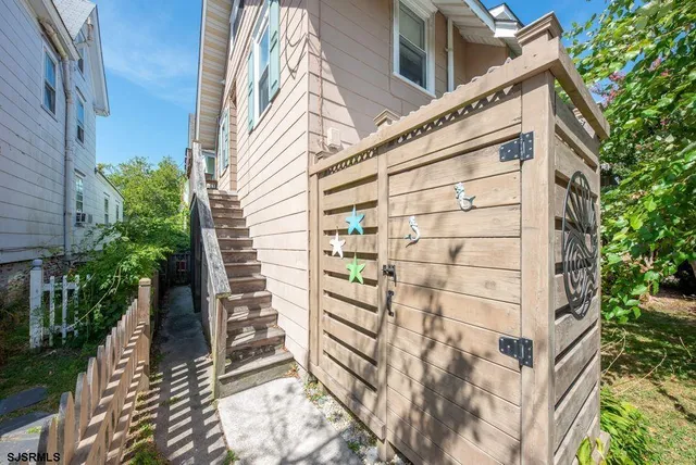 a front view of a building