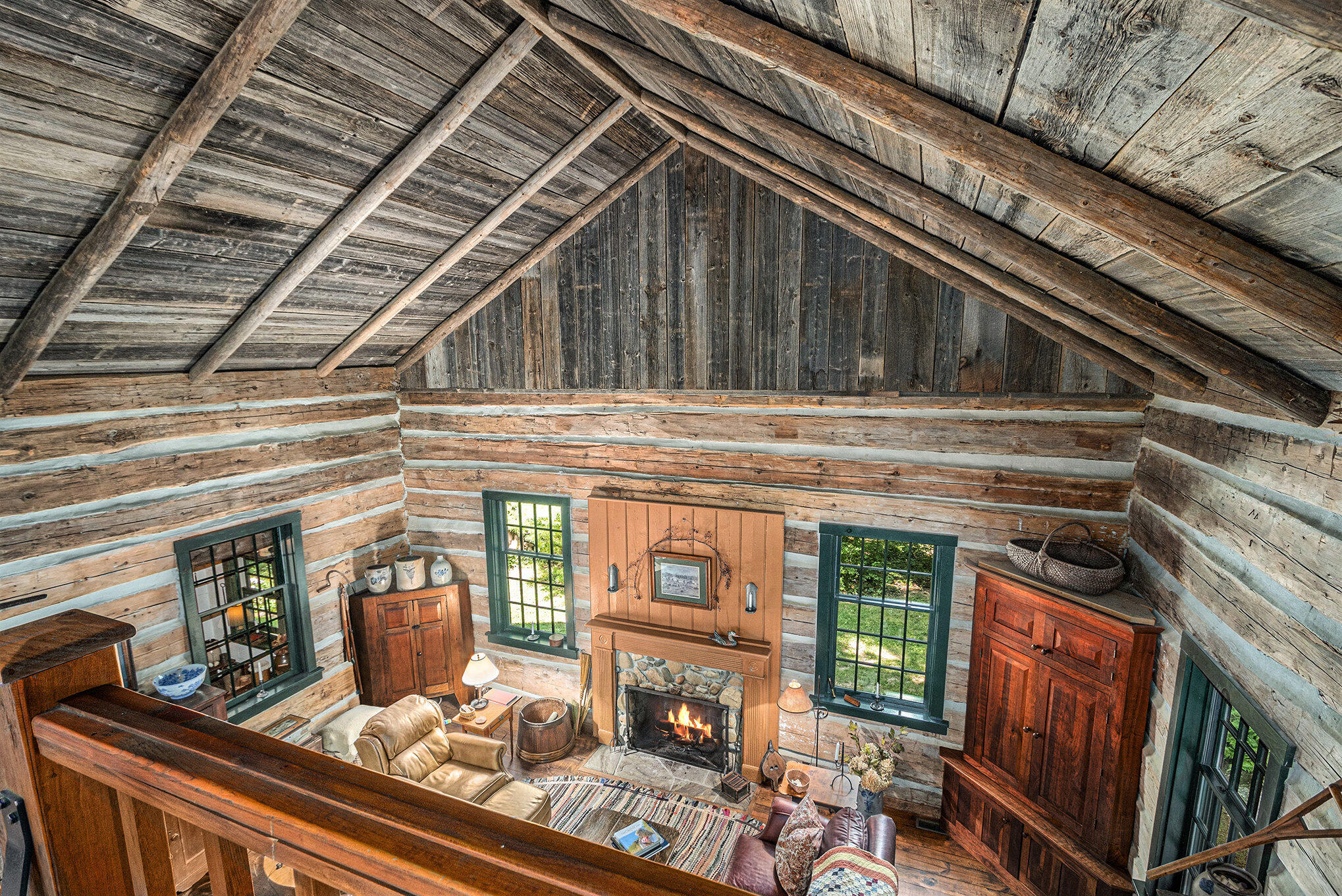 12236 6 1/2 Mile Road Battle Creek, MI 49014 - Photo 22 of 56 Loft over looking living room