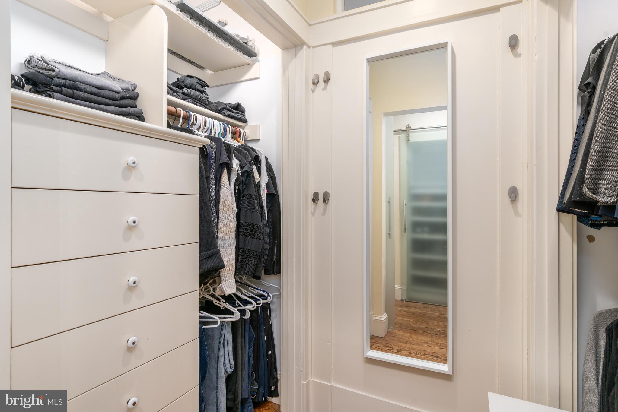 3415 Fulton Street Northwest Washington, DC 20007 - Photo 31 of 68 a view of walk in closet with clothes