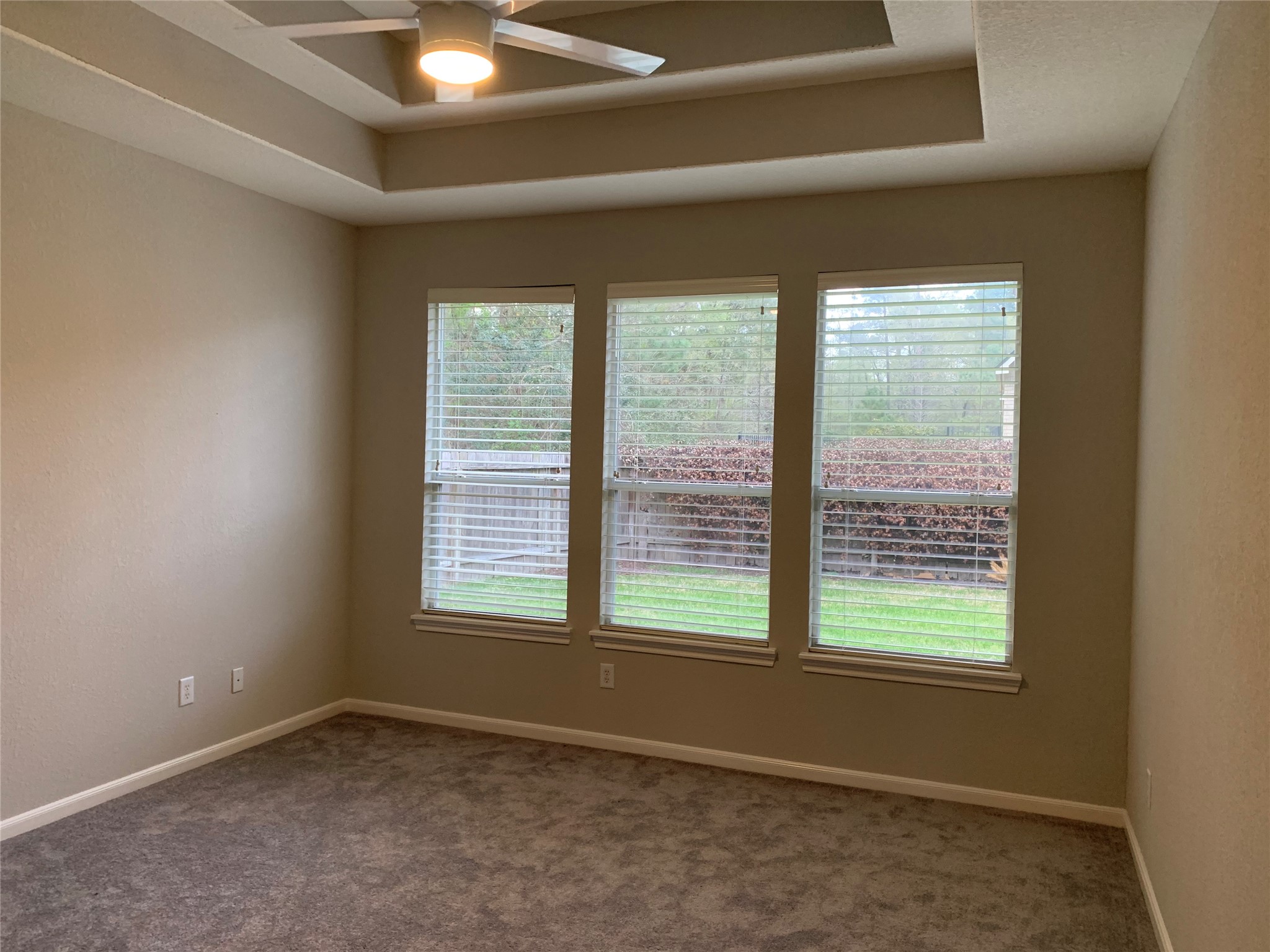 46 Patina Pines Court Spring, TX 77381 - Photo 17 of 30 Master bedroom with high ceilings and lots of natural lighting