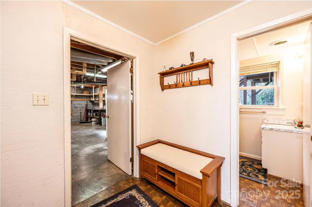 a room with storage and utility