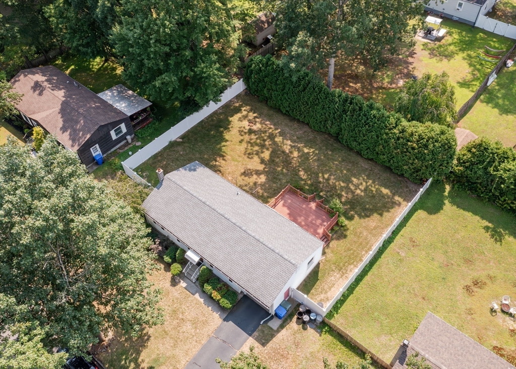 60 Saffron Circle Springfield, MA 01129 - Photo 33 of 37 an aerial view of a house with a yard and swimming pool