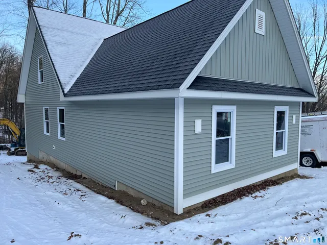 a backyard of a house