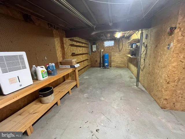 a room with gym equipment