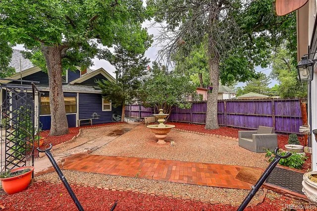 a view of a house with a patio