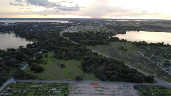 a view of city and mountain