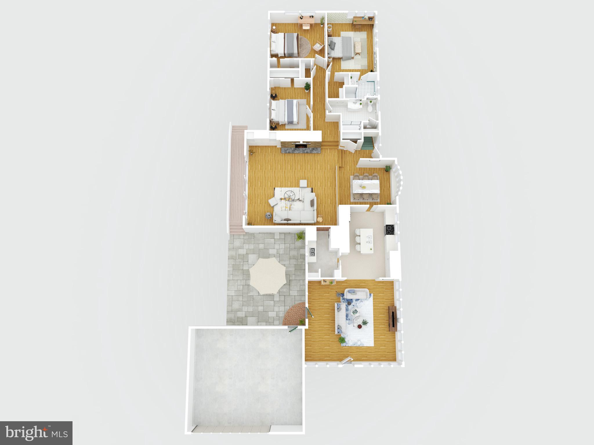 5002 Durham Road East Columbia, MD 21044 - Photo 59 of 62 3D Floor Plans