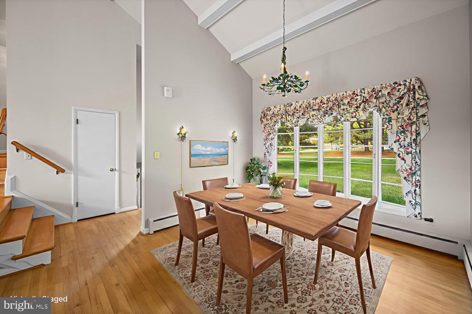 5002 Durham Road East Columbia, MD 21044 - Photo 32 of 62 a view of a dining room with furniture window and wooden floor