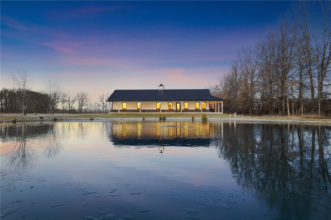 1602 Westboro Road Blanchester, OH 45107 - Photo 55 of 81 This serene estate boasts tranquil waterfront views and a charming classic architectural style.