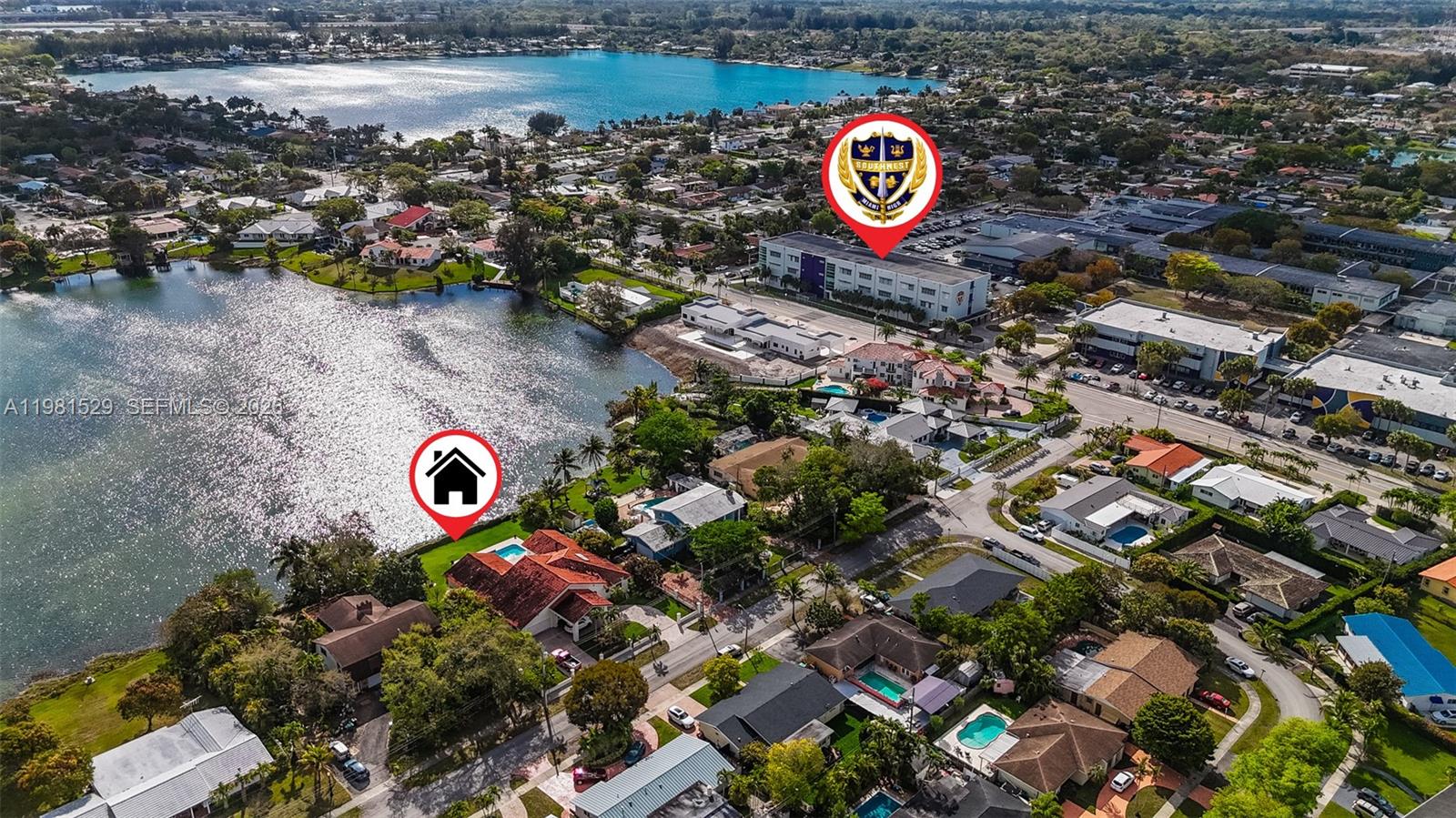 4655 Southwest 89th Avenue Miami, FL 33165 - Photo 32 of 38 view of city and mountain