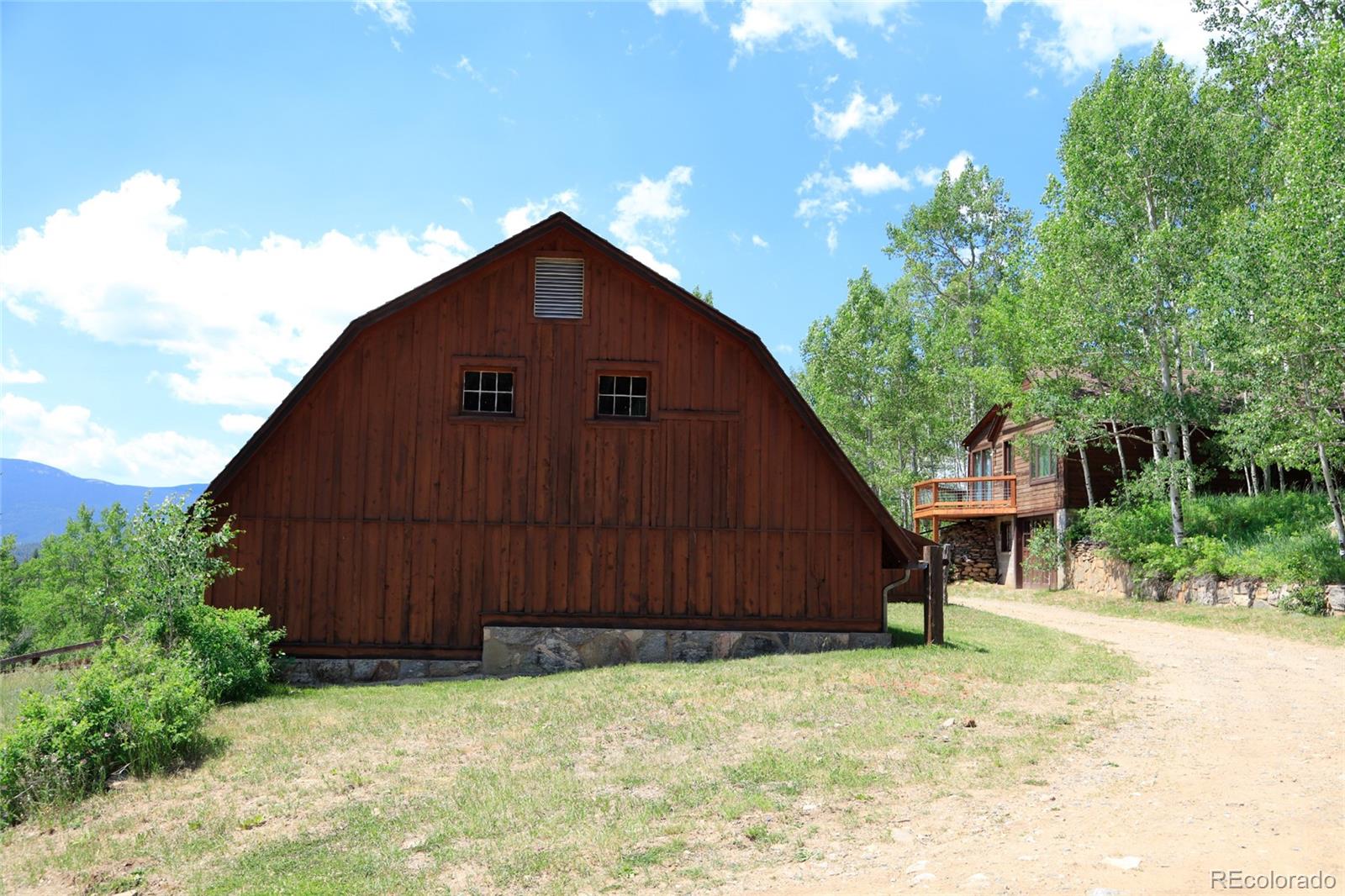 950 Corral Creek Road Evergreen, CO 80439 - Photo 22 of 50 a view of a house with a yard
