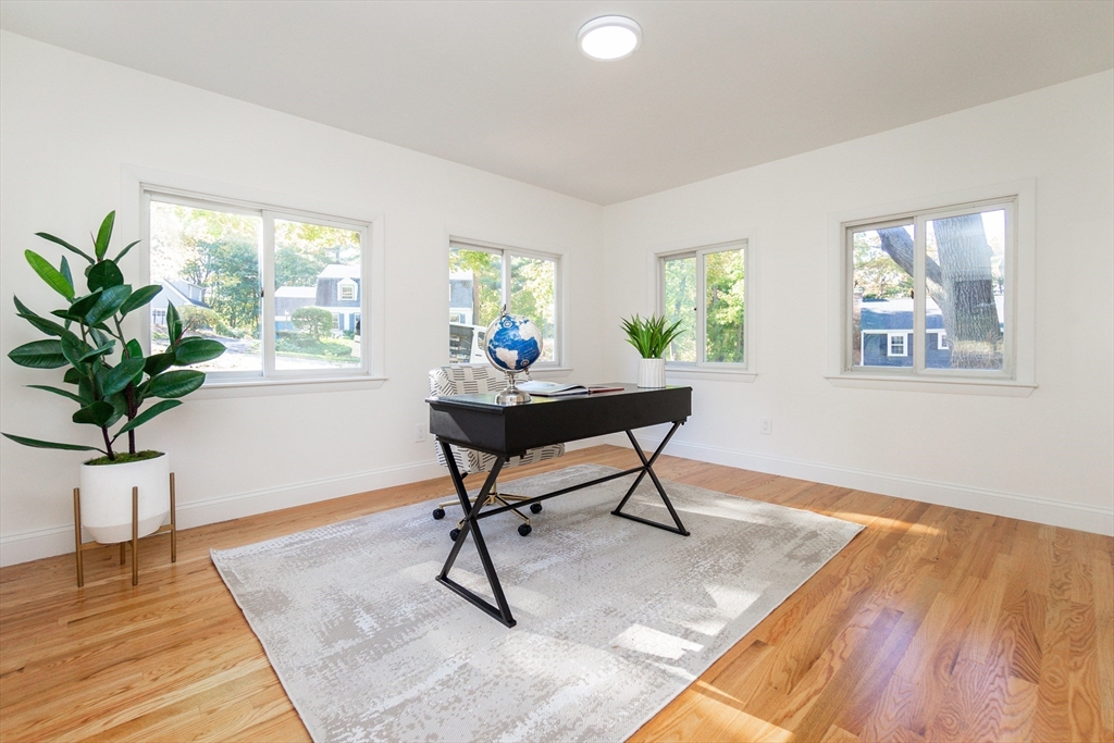 72 Outlook Road Wakefield, MA 01880 - Photo 18 of 42 a workspace with furniture window and wooden floor