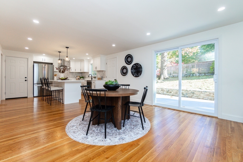 72 Outlook Road Wakefield, MA 01880 - Photo 7 of 42 a dining room with furniture and wooden floor