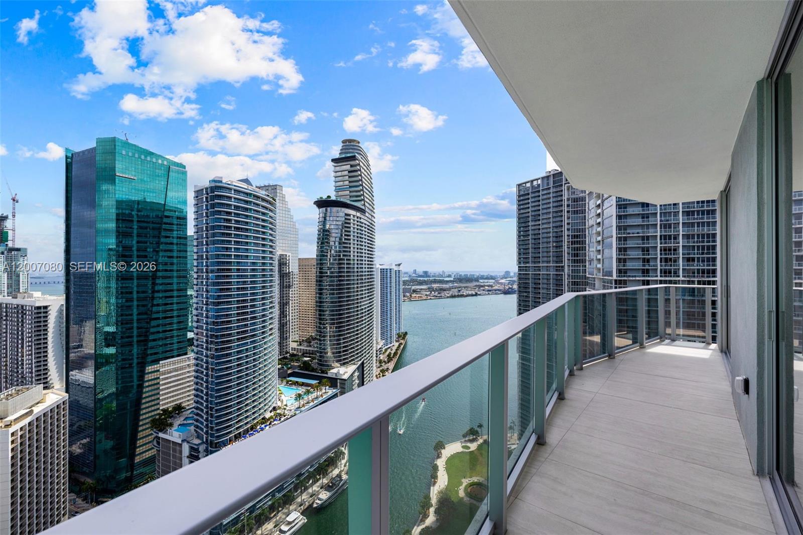 77 Southeast 5th Street, Unit PH01 Miami, FL 33131 - Photo 11 of 31 a view of balcony with city view