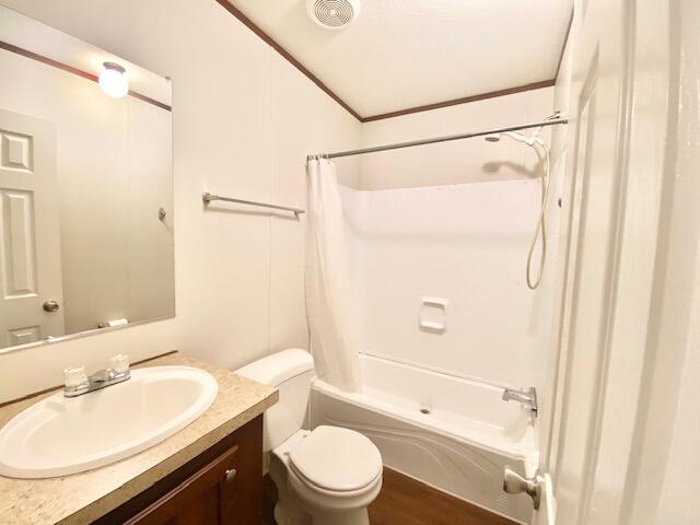 54 Tomahawk Street Niceville, FL 32578 - Photo 16 of 19 a bathroom with a sink a toilet and shower