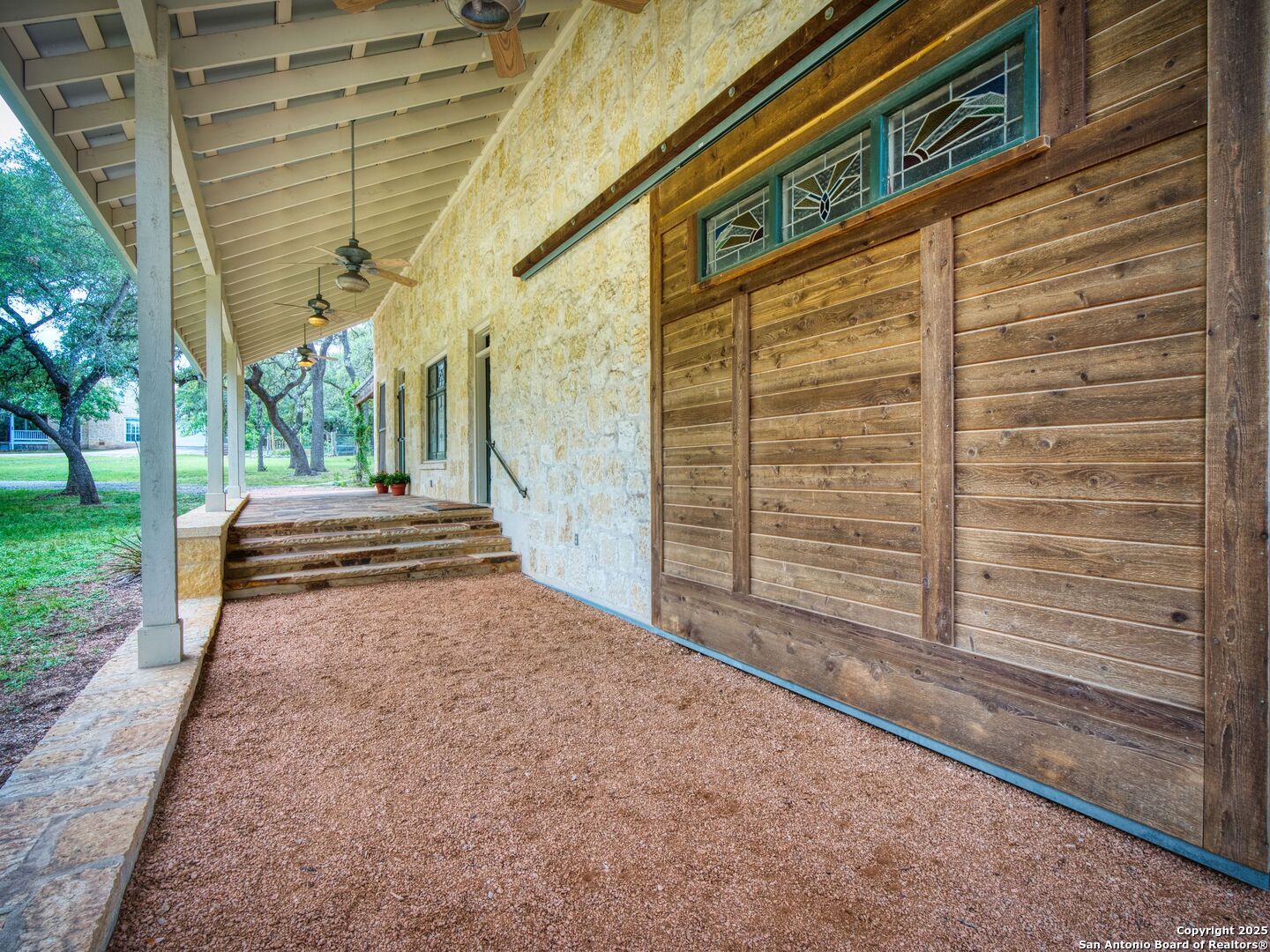 146-144 Ranger Creek Road Boerne, TX 78006 - Photo 27 of 50 a view of backyard with pathway