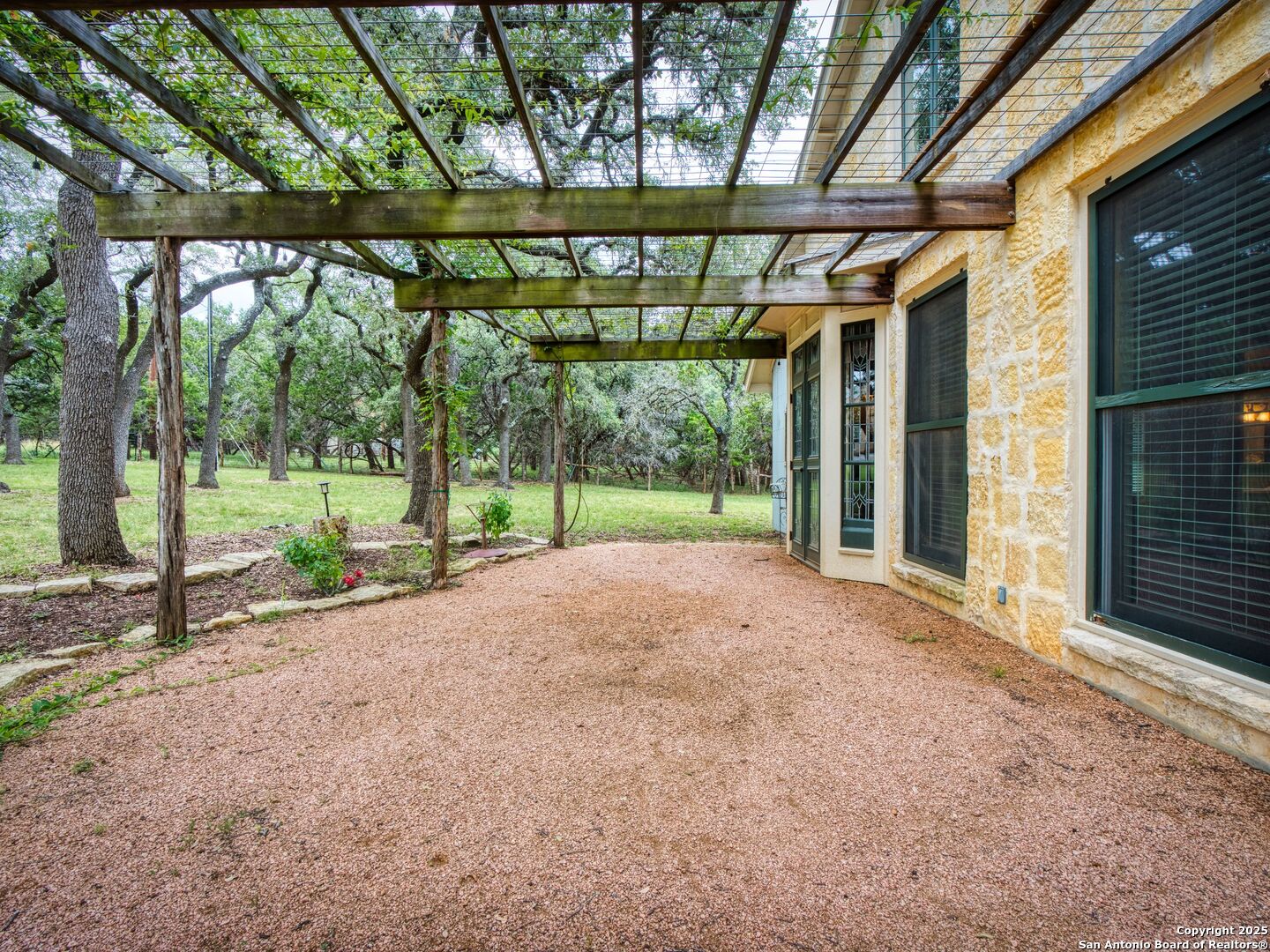 146-144 Ranger Creek Road Boerne, TX 78006 - Photo 29 of 50 a view of a yard with porch and outdoor space