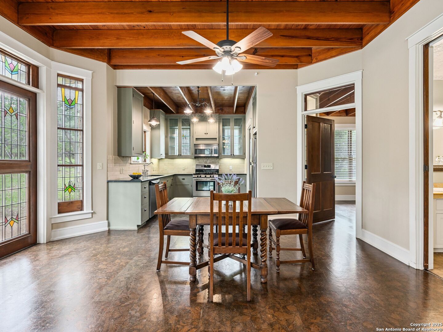 146-144 Ranger Creek Road Boerne, TX 78006 - Photo 35 of 50 a view of a dining room with furniture and wooden floor